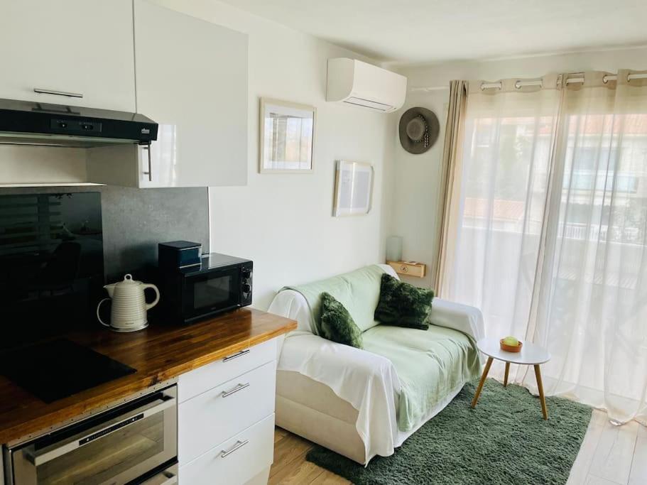 Studio Cosy Avec Terrasse Et Garage Saint-Laurent Du Var Limitrophe Nice 외부 사진